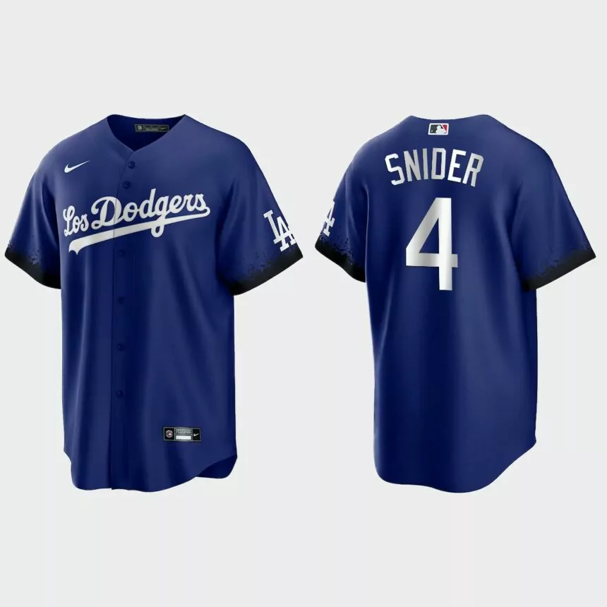 Los Angeles Dodgers Duke Snider 2021 City Connect Replica Jersey – Royal