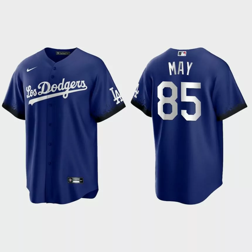 Los Angeles Dodgers Dustin May 2021 City Connect Replica Jersey – Royal