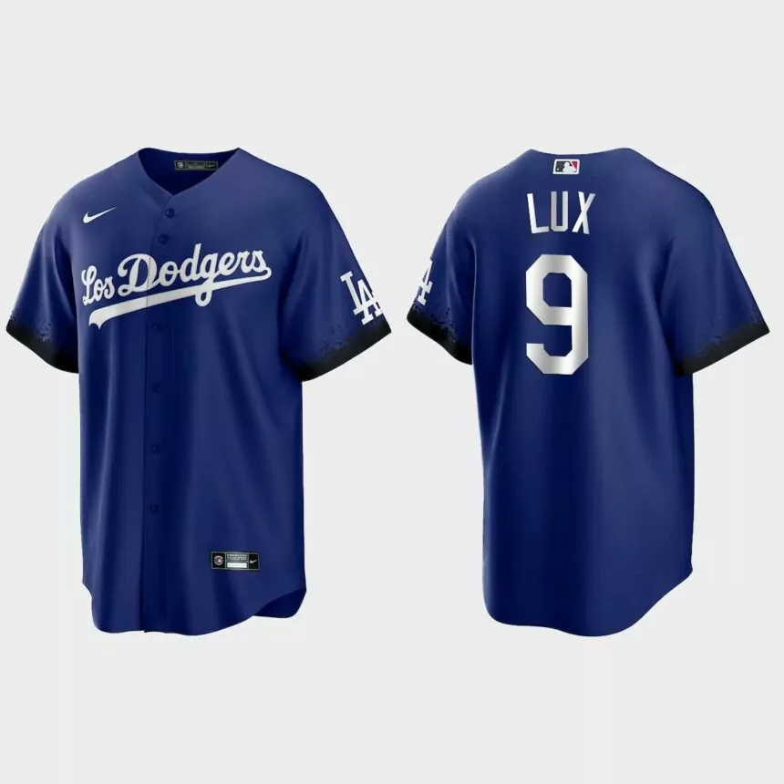 Los Angeles Dodgers Gavin Lux 2021 City Connect Replica Jersey – Royal