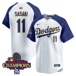 Los Angeles Dodgers Gold 2025 Jersey - All Stitched Alternate Roki Sasaki11