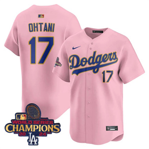 Los Angeles Dodgers Gold 2025 Jersey - All Stitched Cherry Blossom Shohei Ohtani 17
