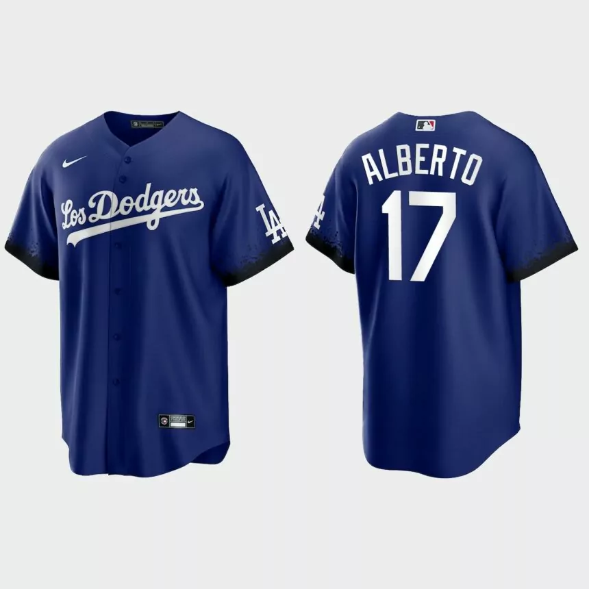 Los Angeles Dodgers Hanser Alberto 2021 City Connect Replica Jersey – Royal