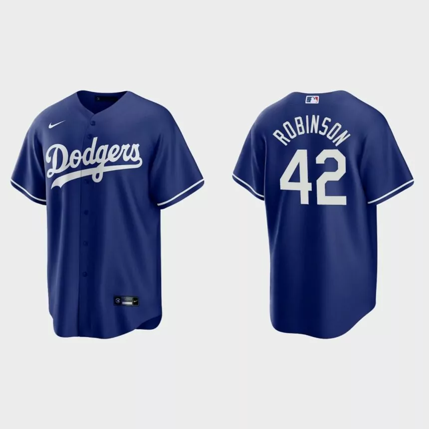 Los Angeles Dodgers Jackie Robinson Replica Alternate Jersey – Roya