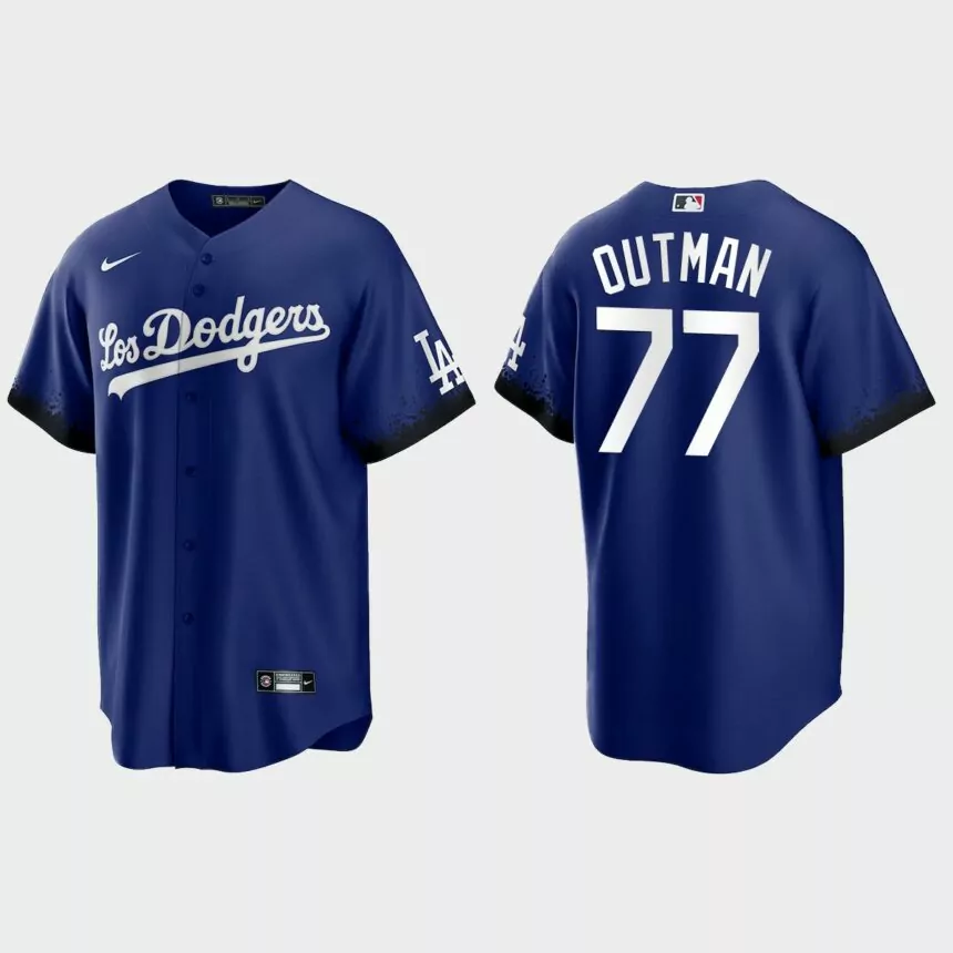 Los Angeles Dodgers James Outman City Connect Replica Jersey – Royal