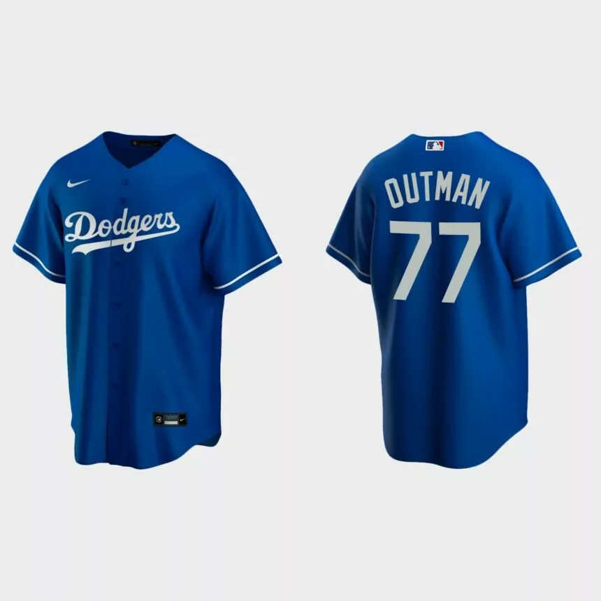 Los Angeles Dodgers James Outman Replica Alternate Jersey – Royal