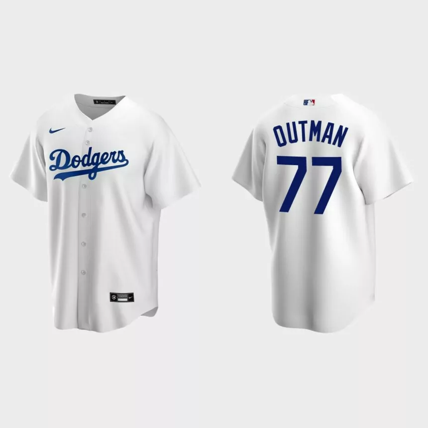 Los Angeles Dodgers James Outman Replica Home Jersey – White
