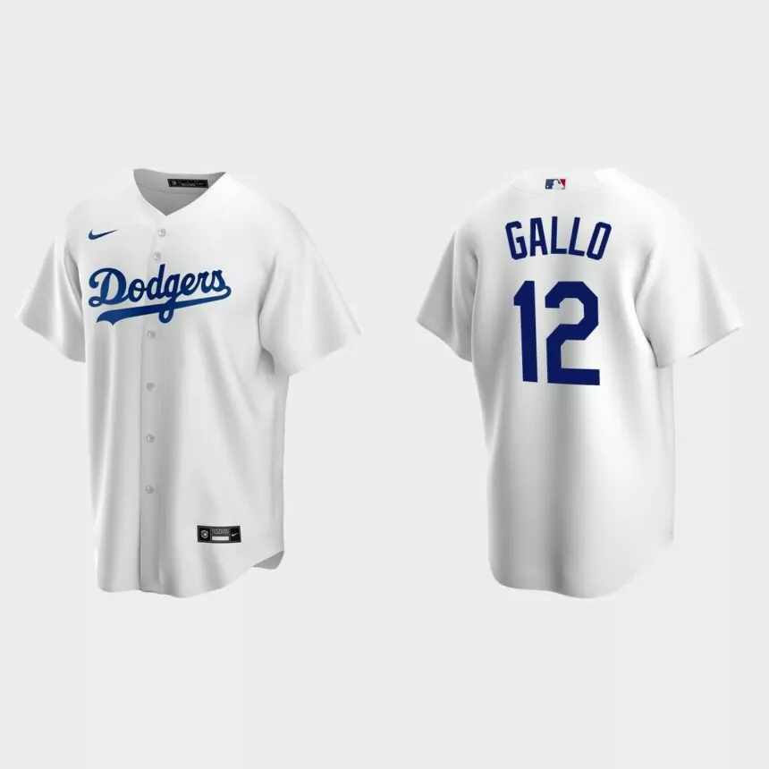 Los Angeles Dodgers Joey Gallo Replica Home Jersey – White