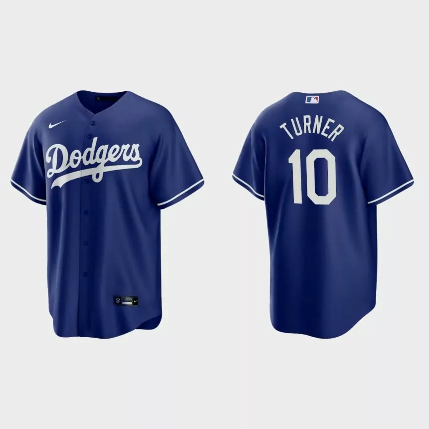 Los Angeles Dodgers Justin Turner Replica Alternate Jersey – Royal