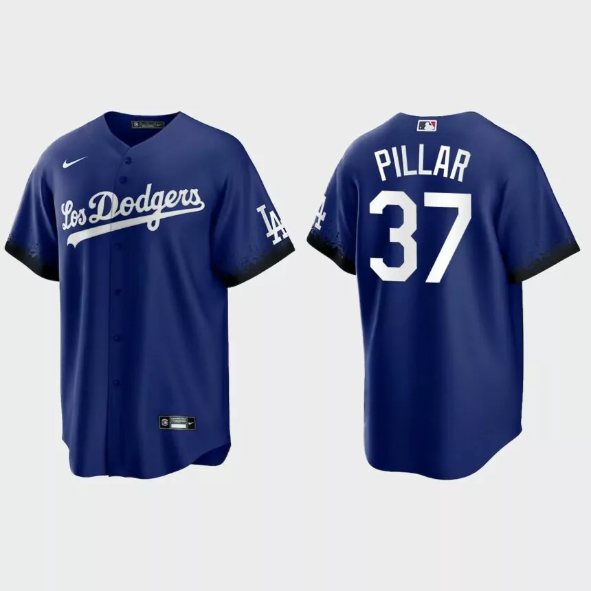 Los Angeles Dodgers Kevin Pillar 2021 City Connect Replica Jersey – Royal