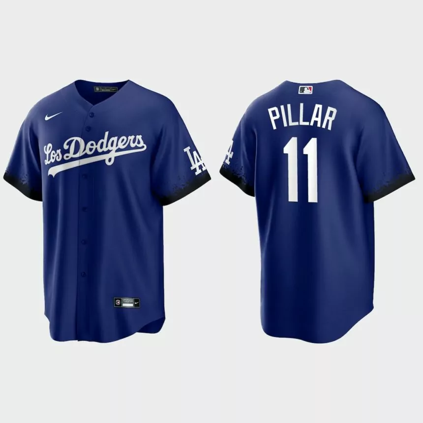 Los Angeles Dodgers Kevin Pillar City Connect Replica Jersey – Royal