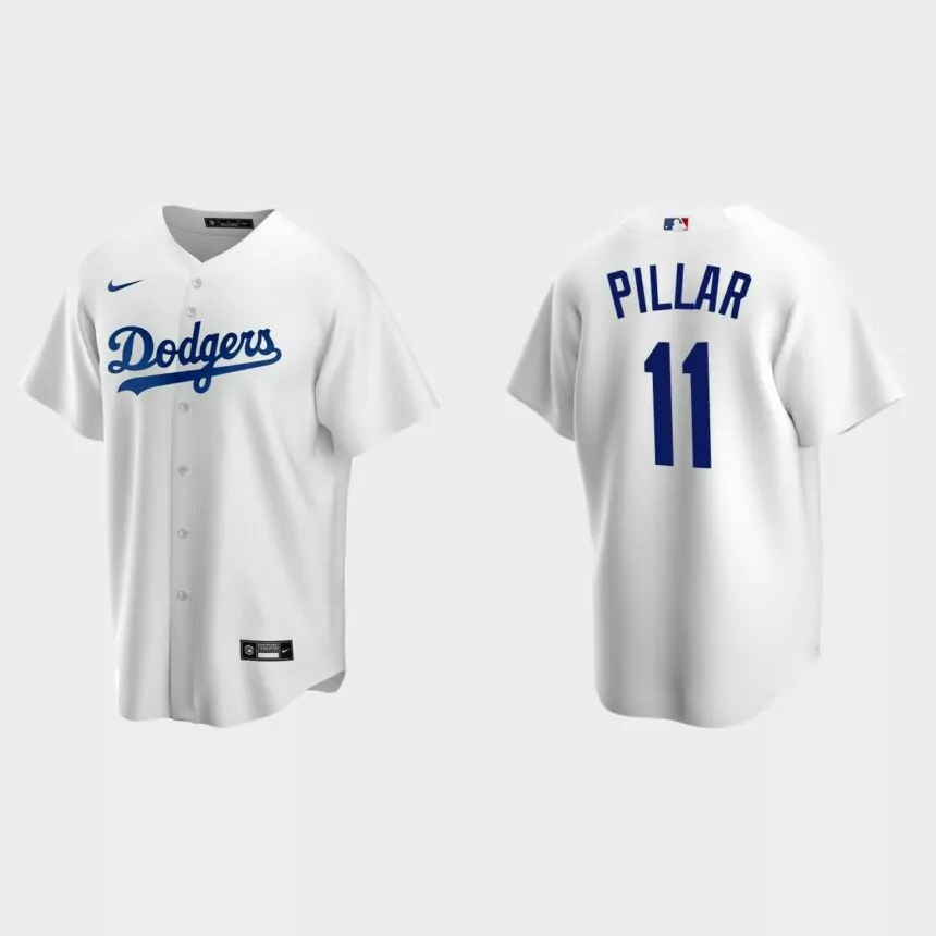 Los Angeles Dodgers Kevin Pillar Replica Home Jersey – White