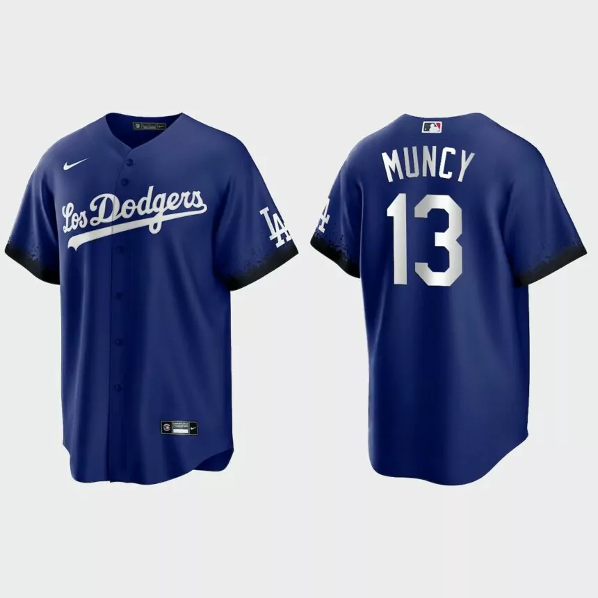 Los Angeles Dodgers Max Muncy 2021 City Connect Replica Jersey – Royal