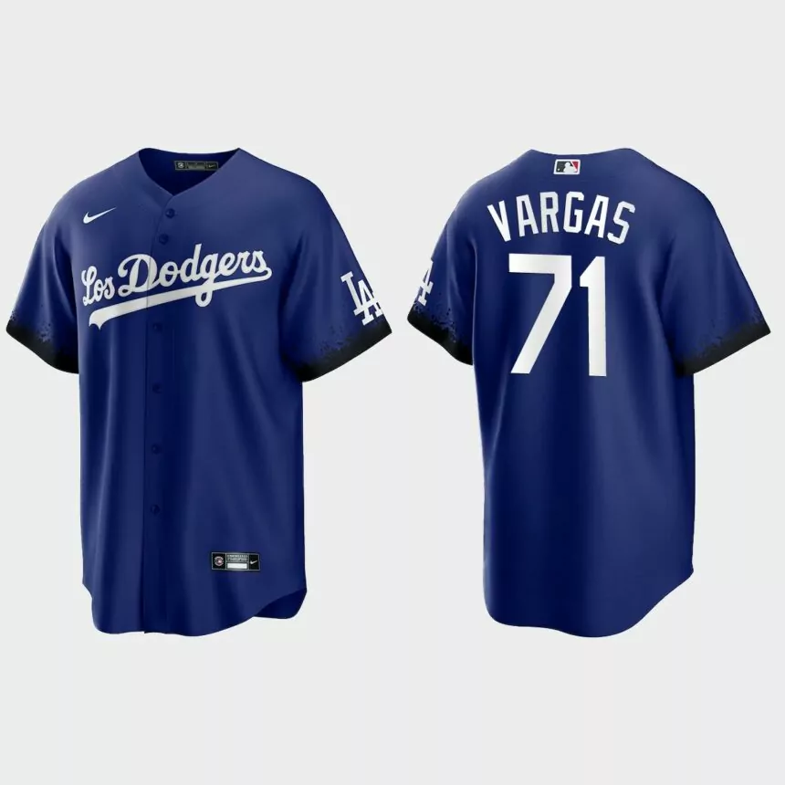 Los Angeles Dodgers Miguel Vargas City Connect Replica Jersey – Royal