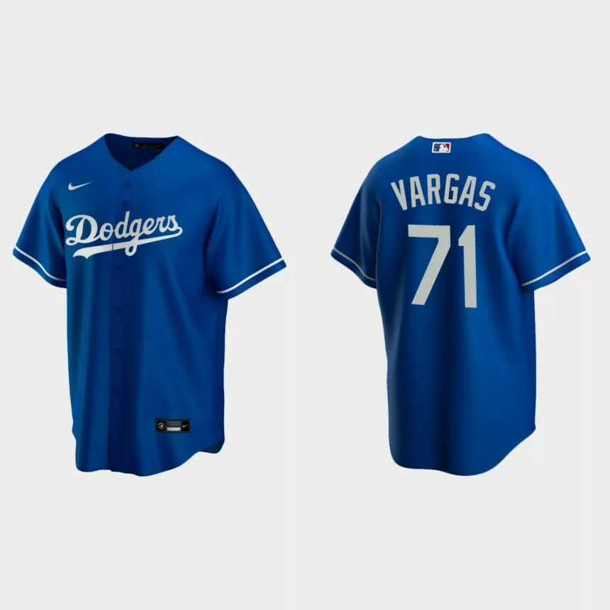 Los Angeles Dodgers Miguel Vargas Replica Alternate Jersey – Royal