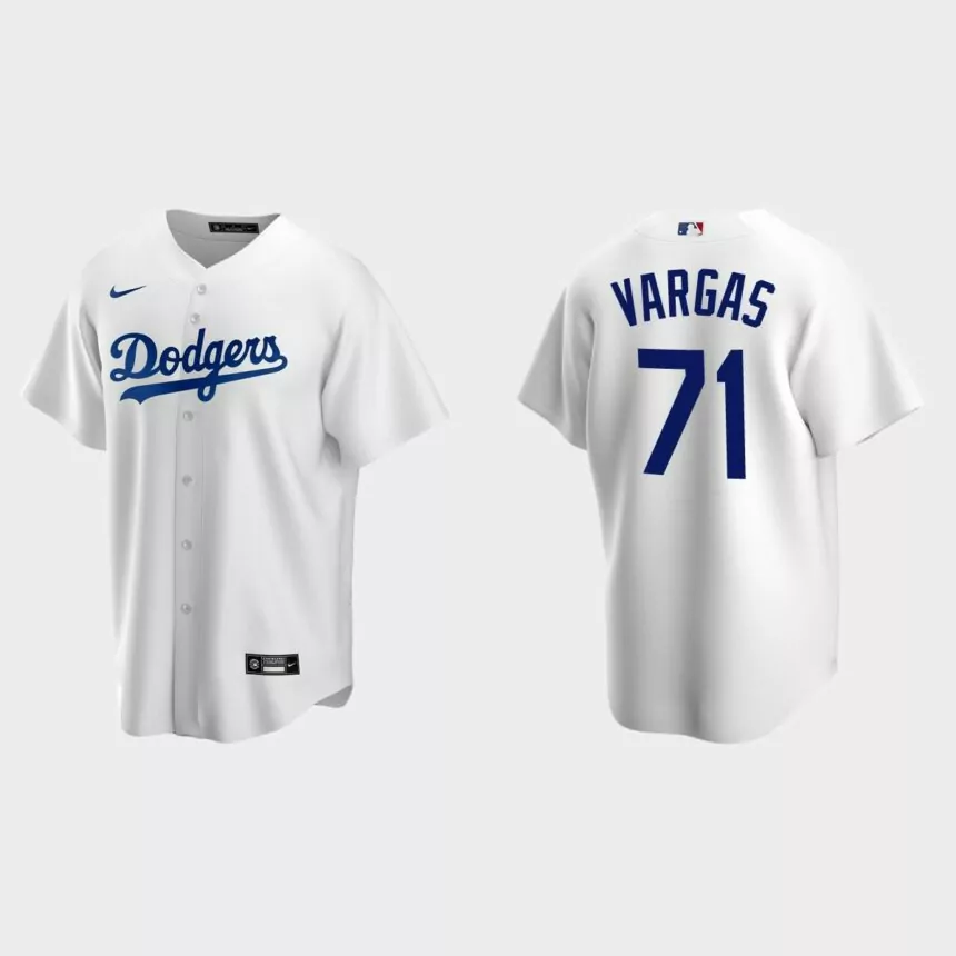 Los Angeles Dodgers Miguel Vargas Replica Home Jersey – White