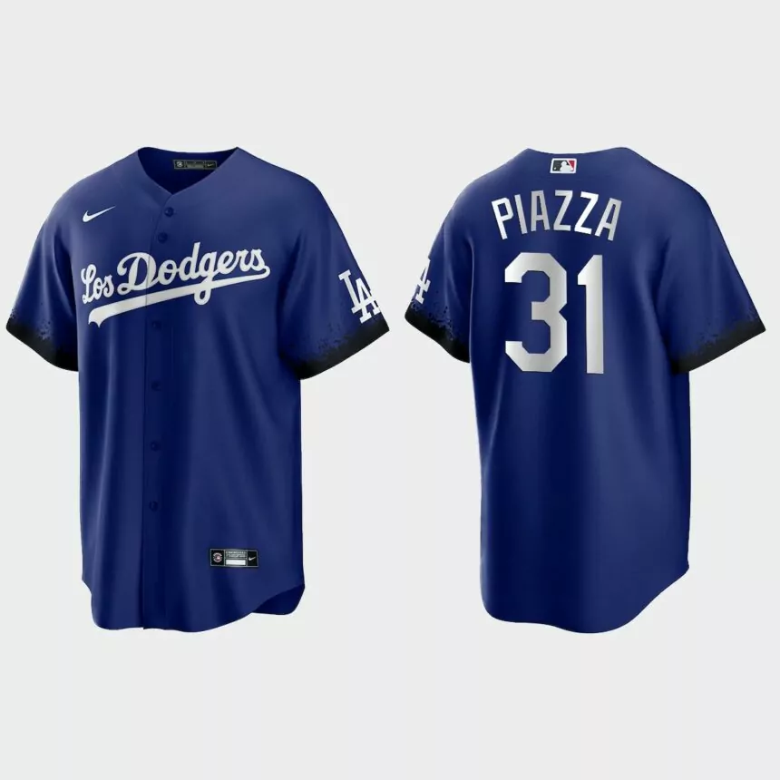 Los Angeles Dodgers Mike Piazza 2021 City Connect Replica Jersey – Royal