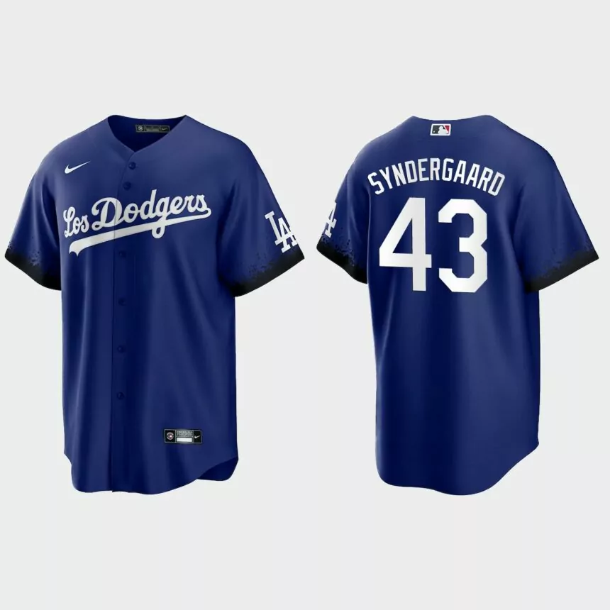 Los Angeles Dodgers Noah Syndergaard City Connect Replica Jersey – Royal