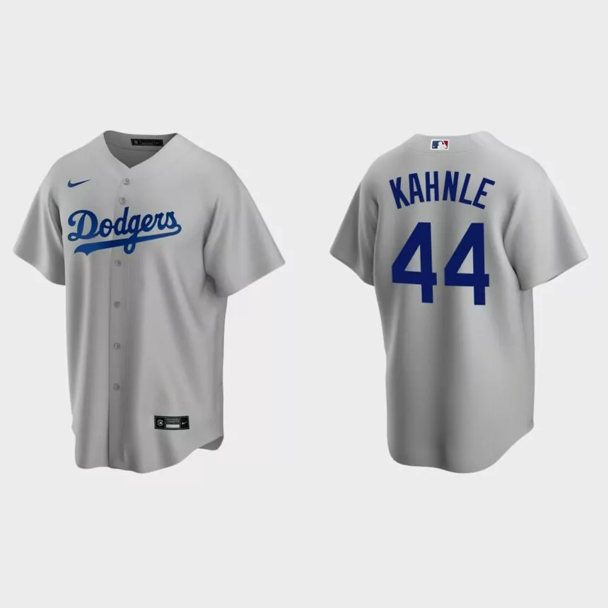 Los Angeles Dodgers Tommy Kahnle Replica Alternate Jersey – Gray