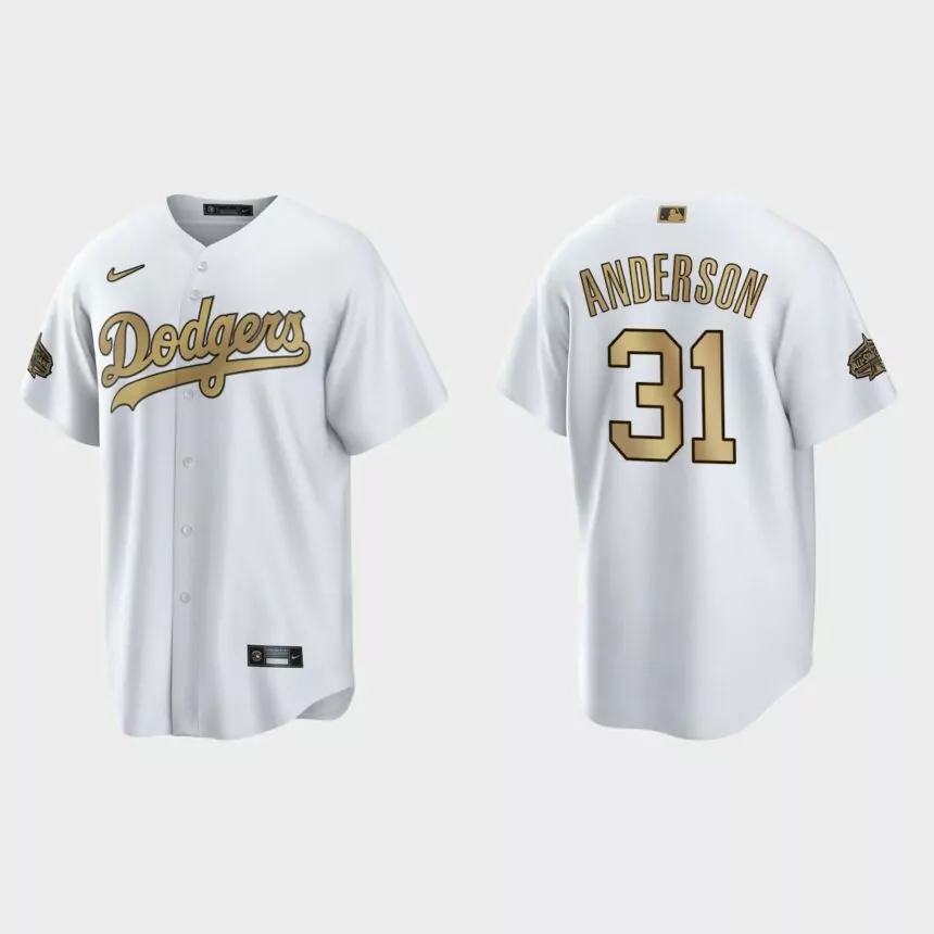 Los Angeles Dodgers Tyler Anderson 2022 MLB All-Star Game Replica Jersey – White