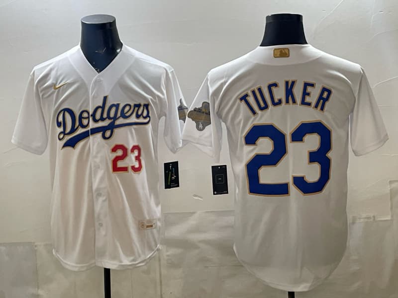Los Angeles Dodgers Vapor Premier Limited Jersey - All Stitched  23 tucker