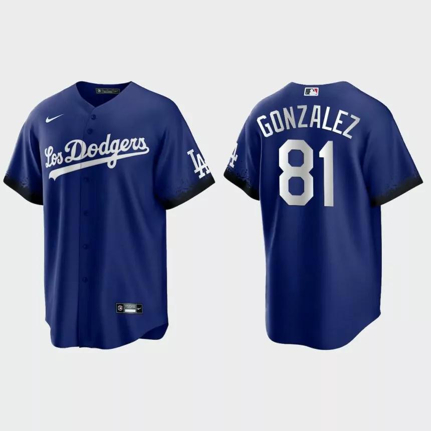 Los Angeles Dodgers Victor Gonzalez 2021 City Connect Replica Jersey – Royal