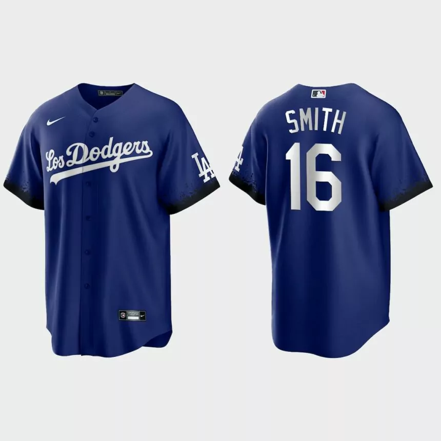 Los Angeles Dodgers Will Smith 2021 City Connect Replica Jersey – Royal