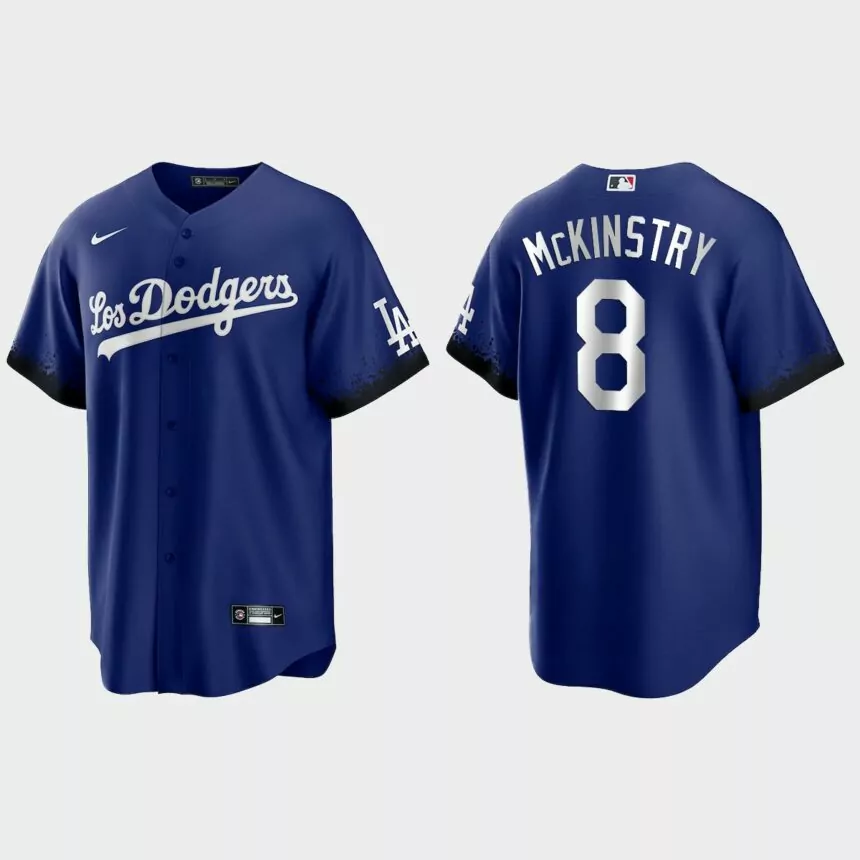 Los Angeles Dodgers Zach McKinstry 2021 City Connect Replica Jersey – Royal