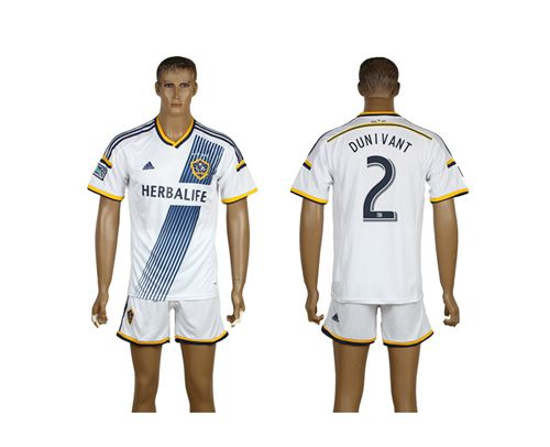 Los Angeles Galaxy #2 Dunivant Home Soccer Club Jersey