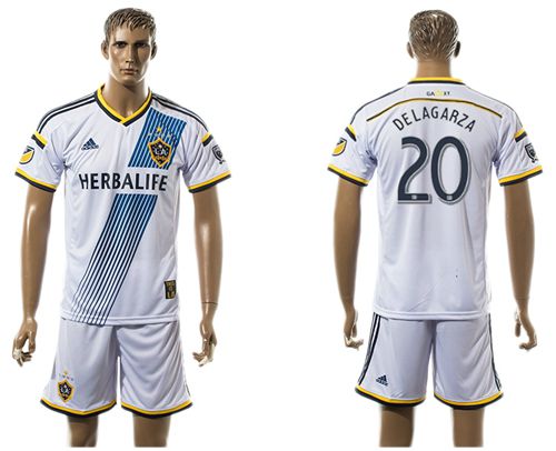 Los Angeles Galaxy #20 Delagarza Home Soccer Club Jersey