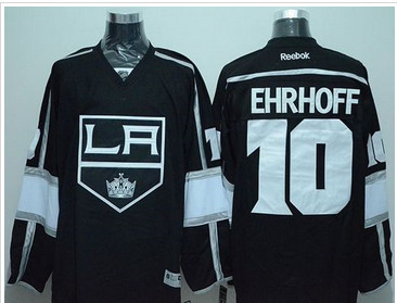 Los Angeles Kings #10 Christian Ehrhoff Black Stitched NHL Jersey