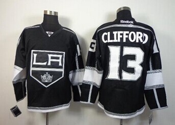 Los Angeles Kings #13 Kyle Clifford Black Home Stitched NHL Jersey