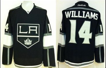 Los Angeles Kings #14 Justin Williams Black NHL Jersey