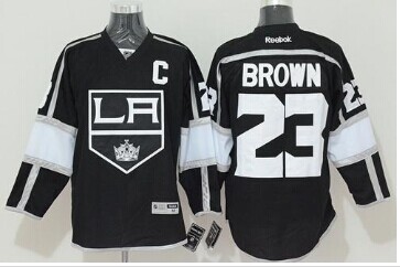 Los Angeles Kings #23 Dustin Brown Black Home Stitched NHL Jersey
