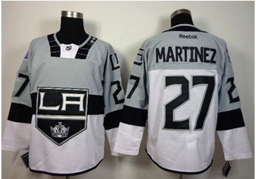 Los Angeles Kings #27 Alec Martinez White Grey 2015 Stadium Series Stitched NHL Jersey