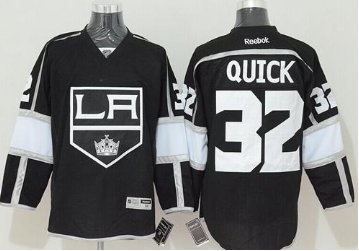 Los Angeles Kings #32 Jonathan Quick Black Home Stitched NHL Jersey