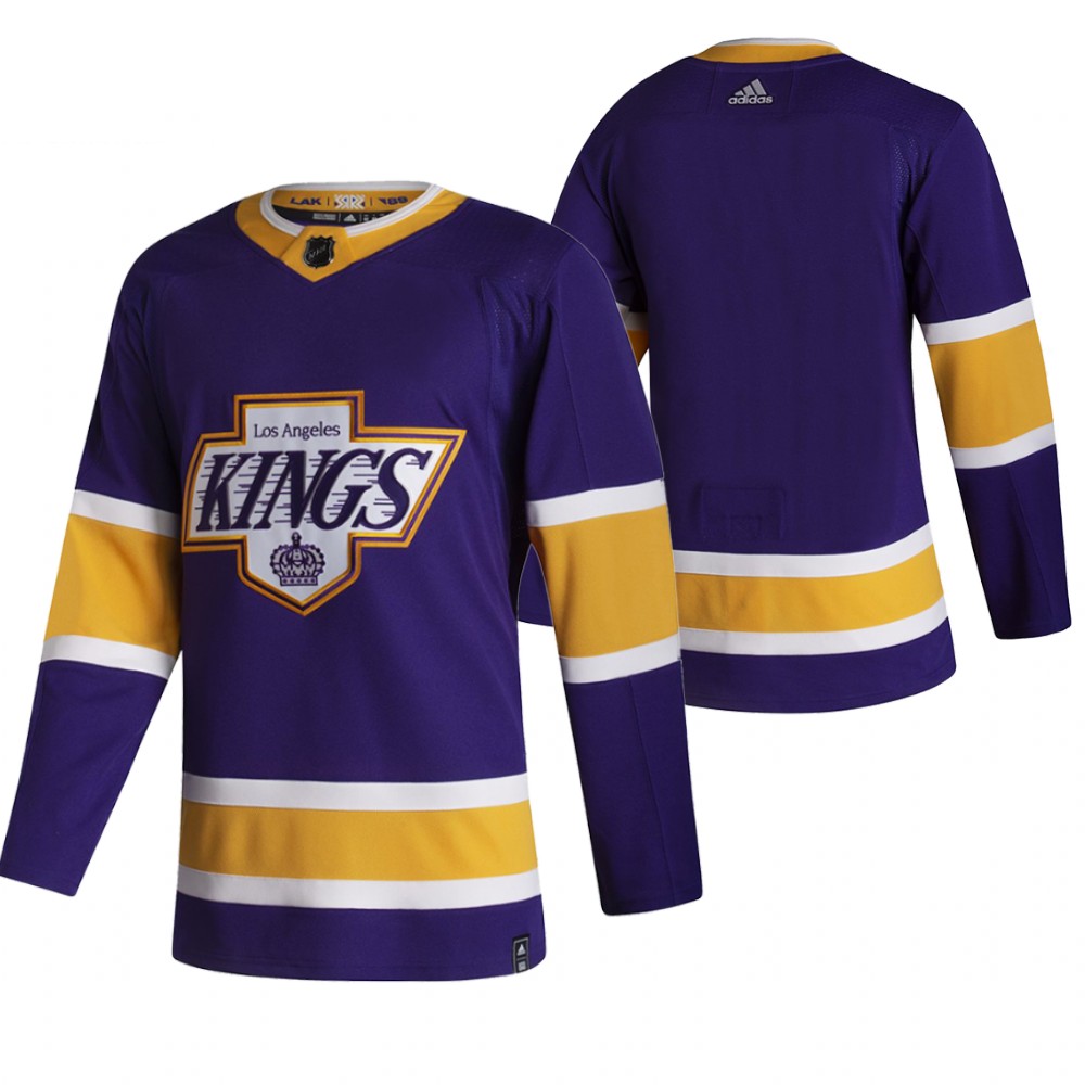 Los Angeles Kings 2021 Reverse Retro Blank Purple Jersey Special Edition Authentic