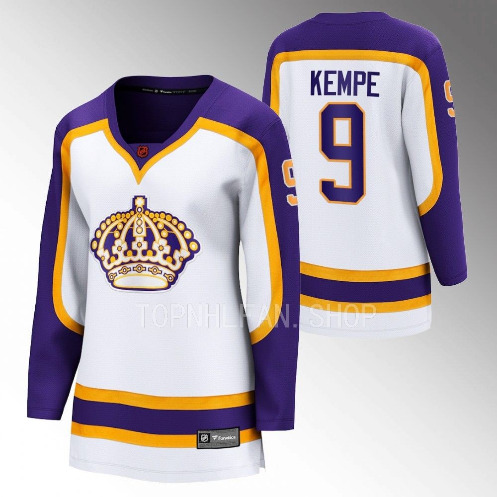 Los Angeles Kings Adrian Kempe Women White 2022 Special Edition 2.0 Jersey