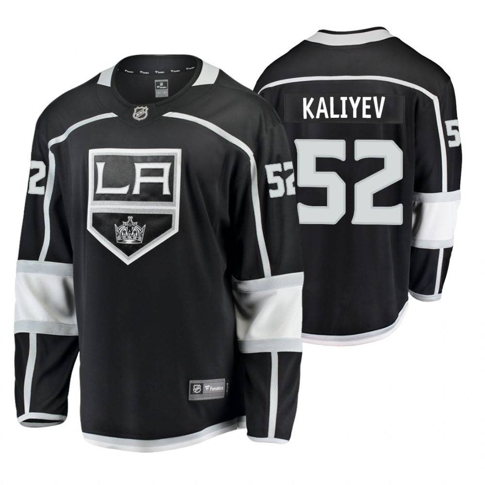 Los Angeles Kings Arthur Kaliyev Men's Home Breakaway Player Jersey