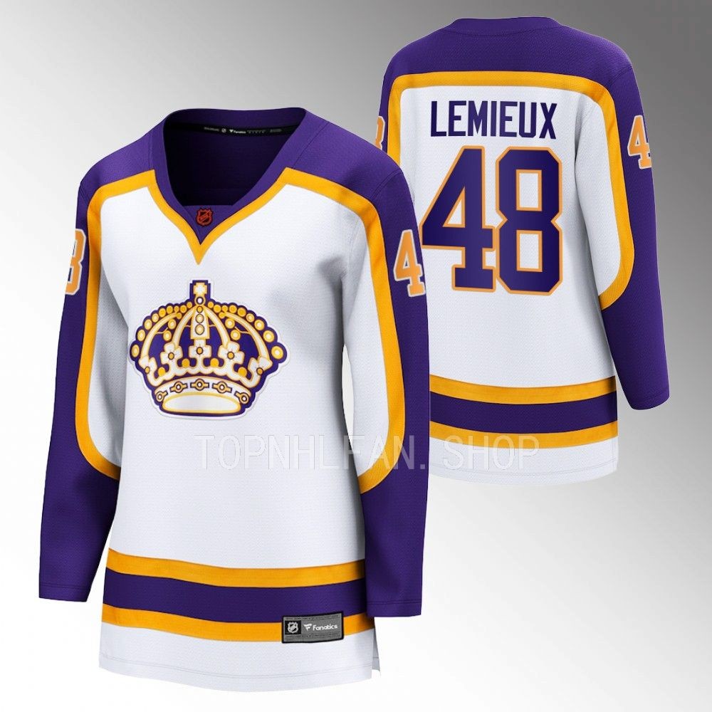 Los Angeles Kings Brendan Lemieux Women White 2022 Special Edition 2.0 Jersey