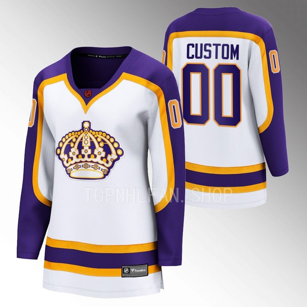 Los Angeles Kings Custom Women White 2022 Special Edition 2.0 Jersey