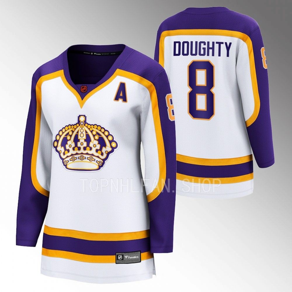 Los Angeles Kings Drew Doughty Women White 2022 Special Edition 2.0 Jersey