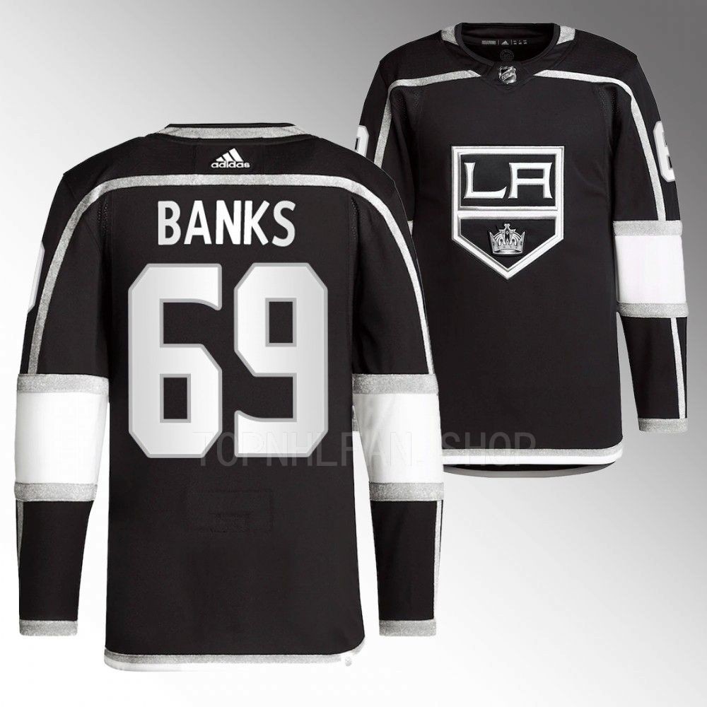 Los Angeles Kings Faze Banks Black Home Authentic Primegreen Jersey