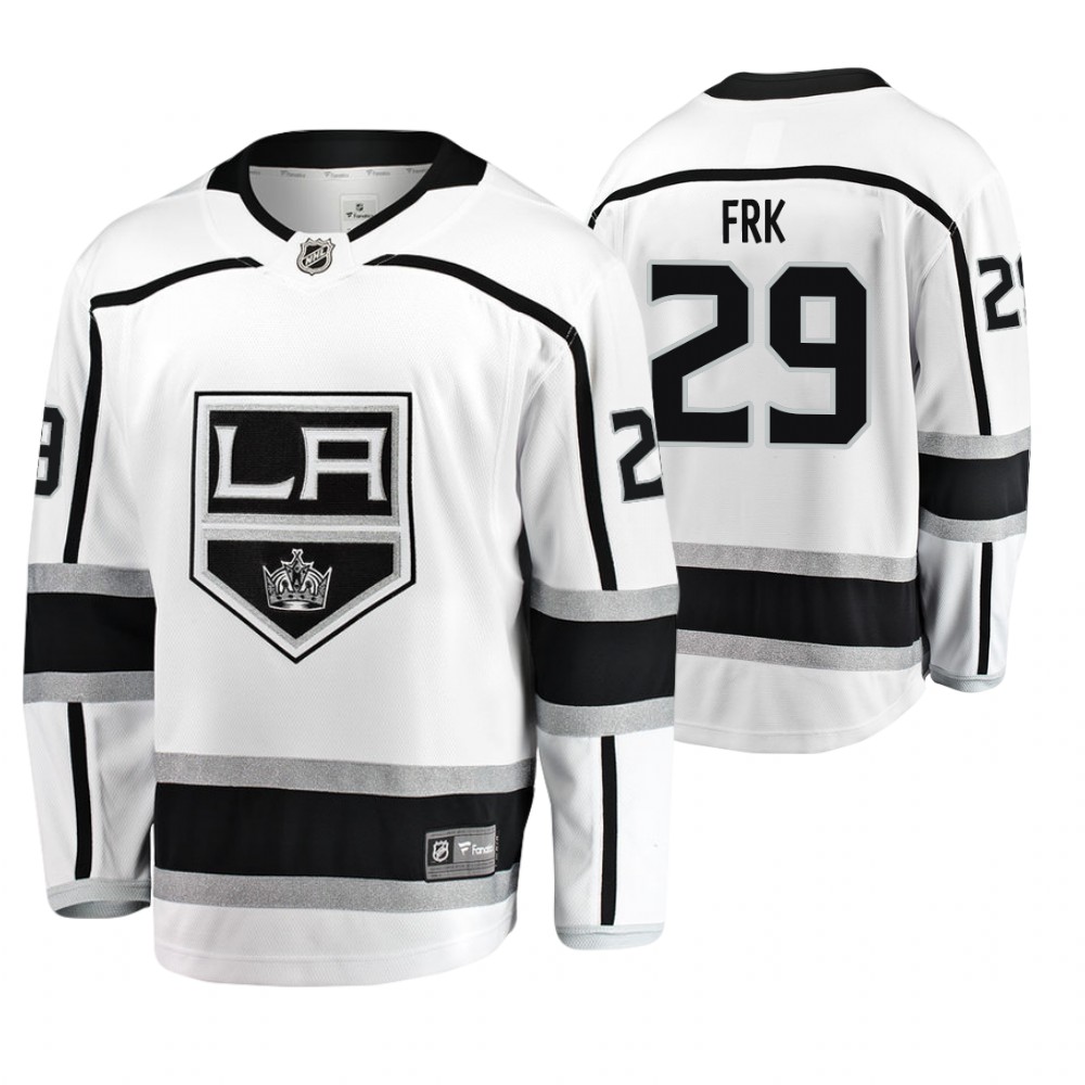 Los Angeles Kings Martin Frk Men's Away Breakaway Player Fanatics Branded Jersey
