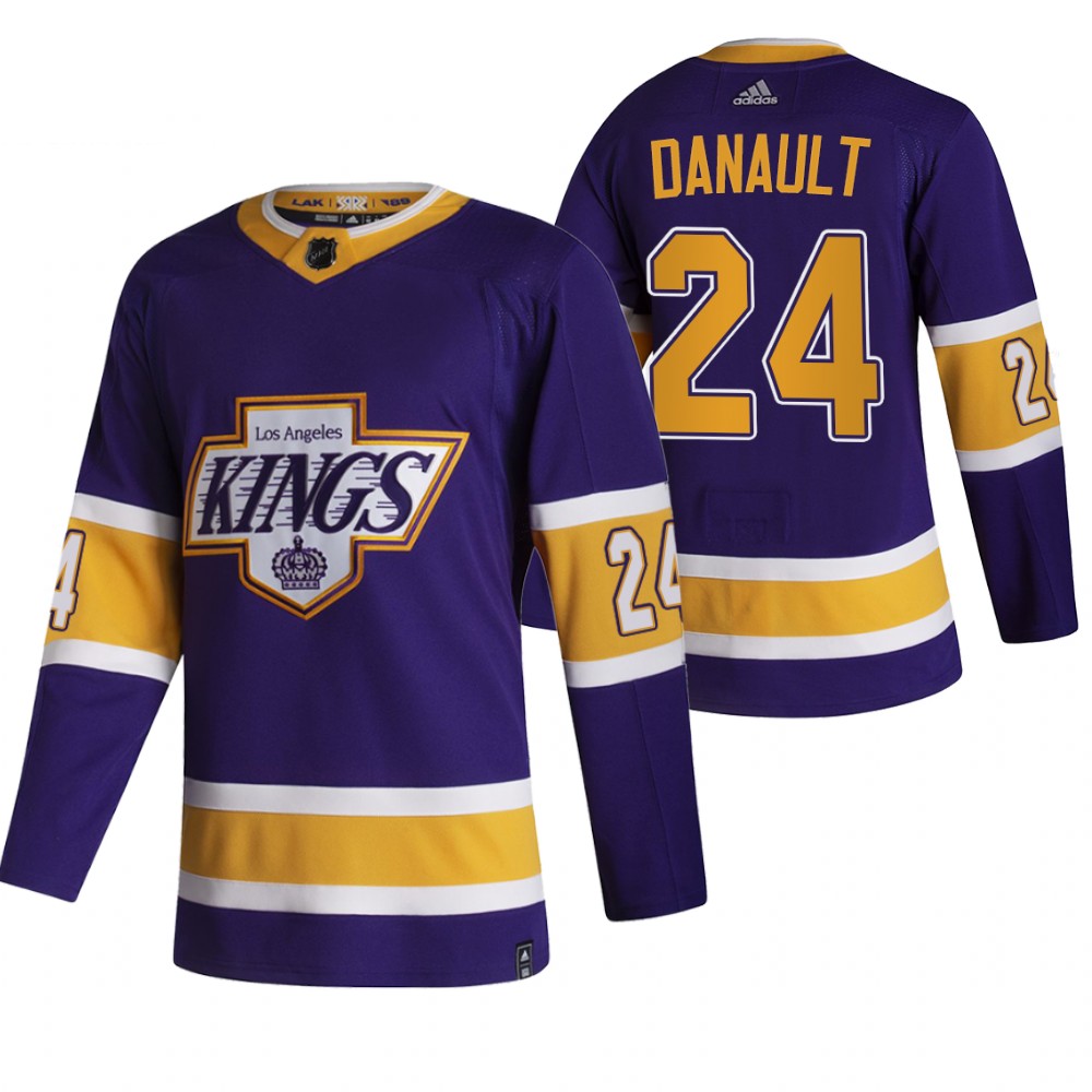 Los Angeles Kings Phillip Danault Purple 2021 Reverse Retro Special Edition Jersey
