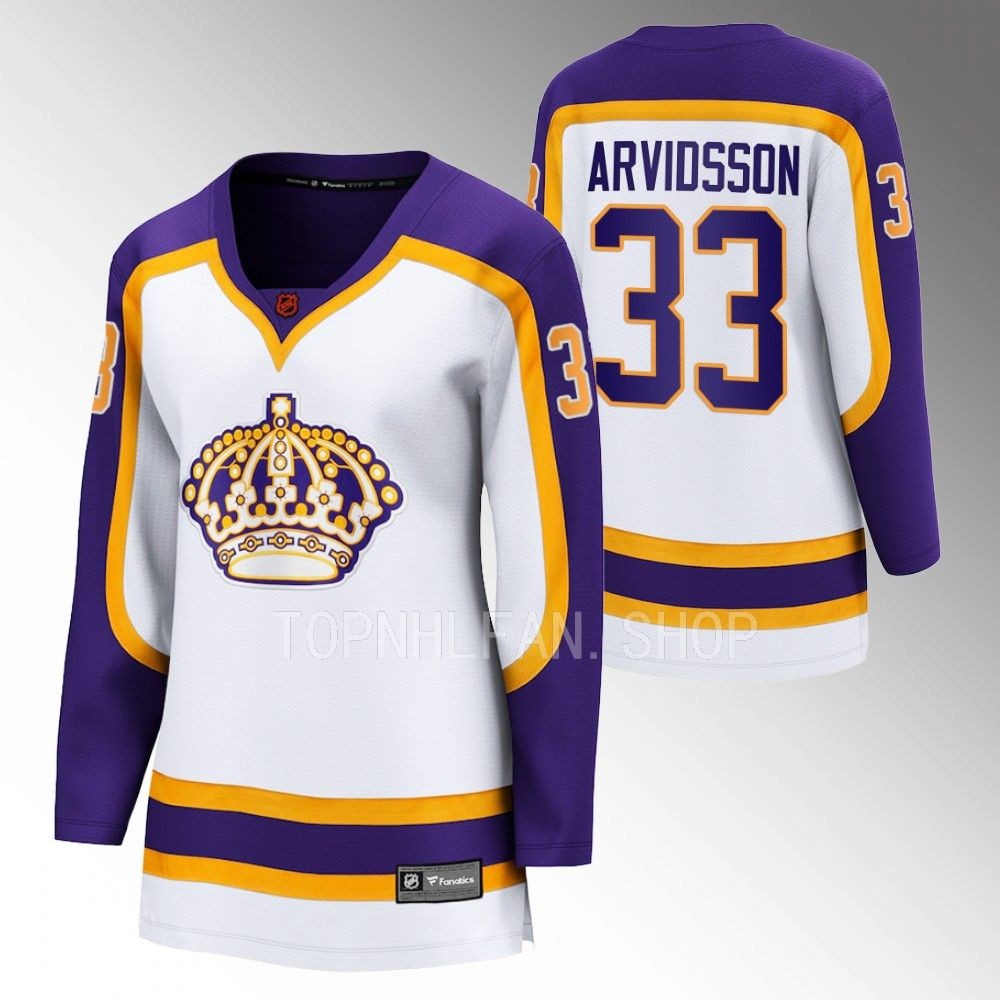 Los Angeles Kings Viktor Arvidsson Women White 2022 Special Edition 2.0 Jersey