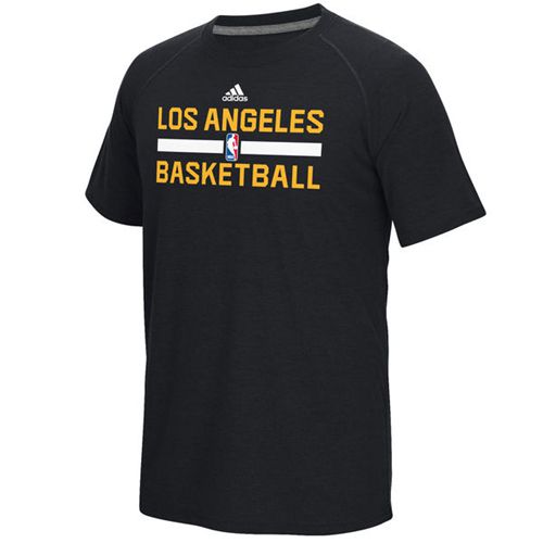 Los Angeles Lakers Adidas On-Court Climalite Ultimate T-Shirt Black