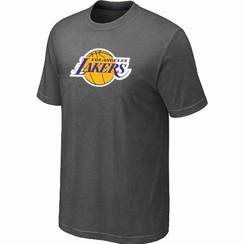 Los Angeles Lakers Big & Tall Primary Logo D.Grey T-Shirt
