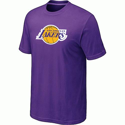 Los Angeles Lakers Big & Tall Primary Logo Purple T-Shirt