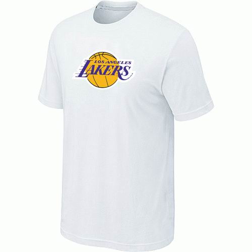 Los Angeles Lakers Big & Tall Primary Logo White T-Shirt