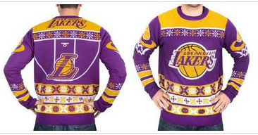 Los Angeles Lakers Men's NBA Ugly Sweater